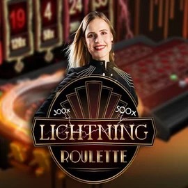 Lightning Roulette by Evolution, showcased at vipluckcasinoo.it – game logo