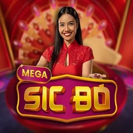 Official Live Casino logo: Mega Sic Bo by Pragmatic Play at VipLuck Casino
