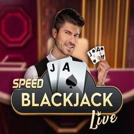 Speed Blackjack online game logo by Pragmatic Play on vipluckcasinoo.it